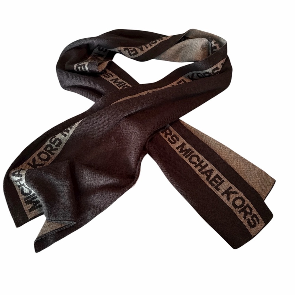 Michael Kors black and gray scarf